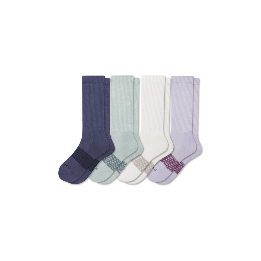 Women's Solids Calf Sock 4-Pack A8