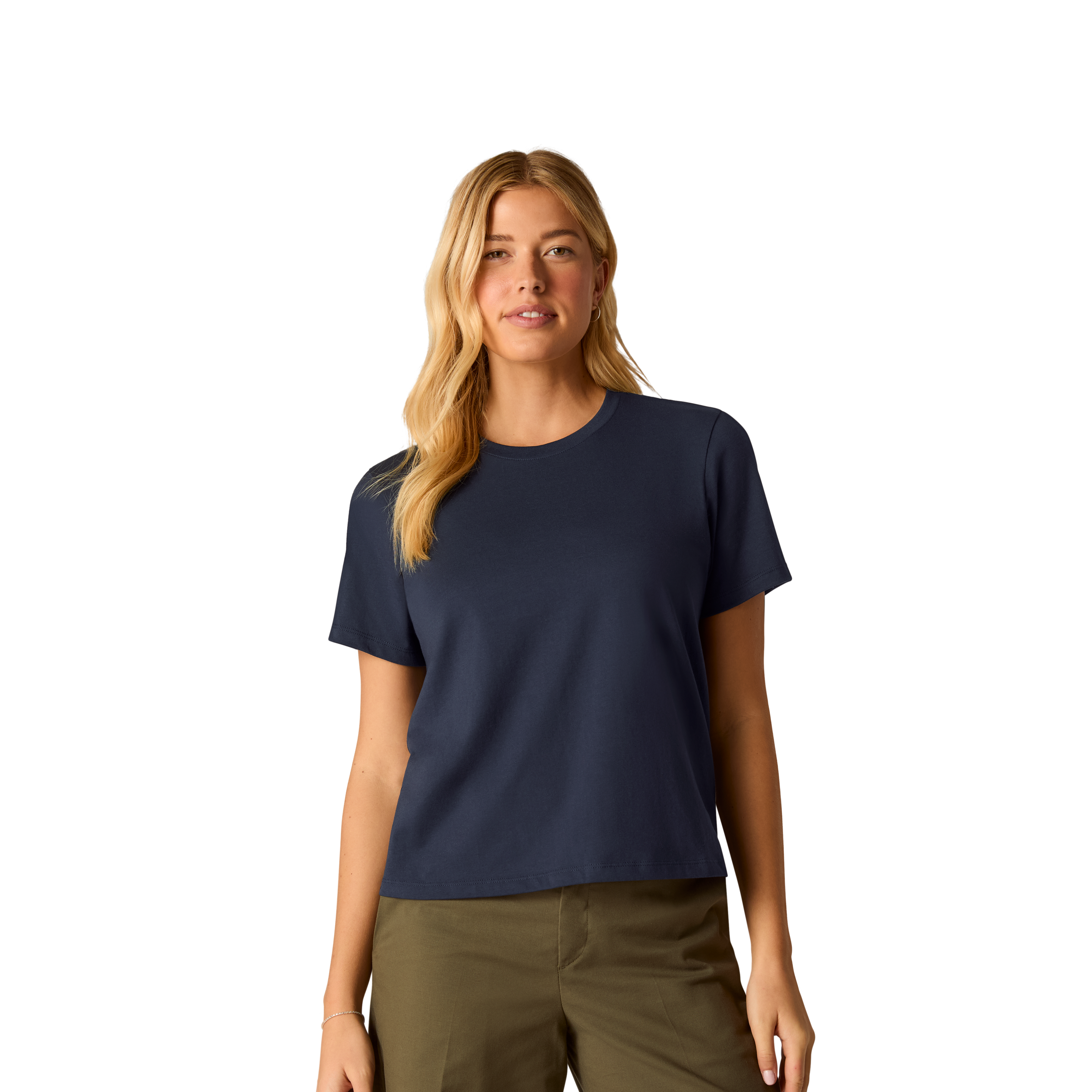 Women's Pima Cotton Crew Neck T-Shirt
